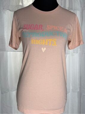 Bella Canvas Light Pink Cotton Tee with White Tag